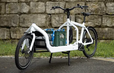 Detailaufnahme von Systeme für Cargobikes